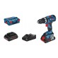 BOSCH GSB 18V-60 C triecienurbjmašīna - skrūvgriezis 2x4 Ah ProCore L-Boxx BOSCH GSB 18V-60 C triecienurbjmašīna - skrūvgriezis 2x4 Ah ProCore L-Boxx